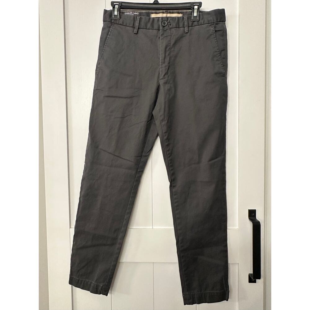 Banana Republic Lived in Chino pants men’s size 31x30 in charcoal gray washwell